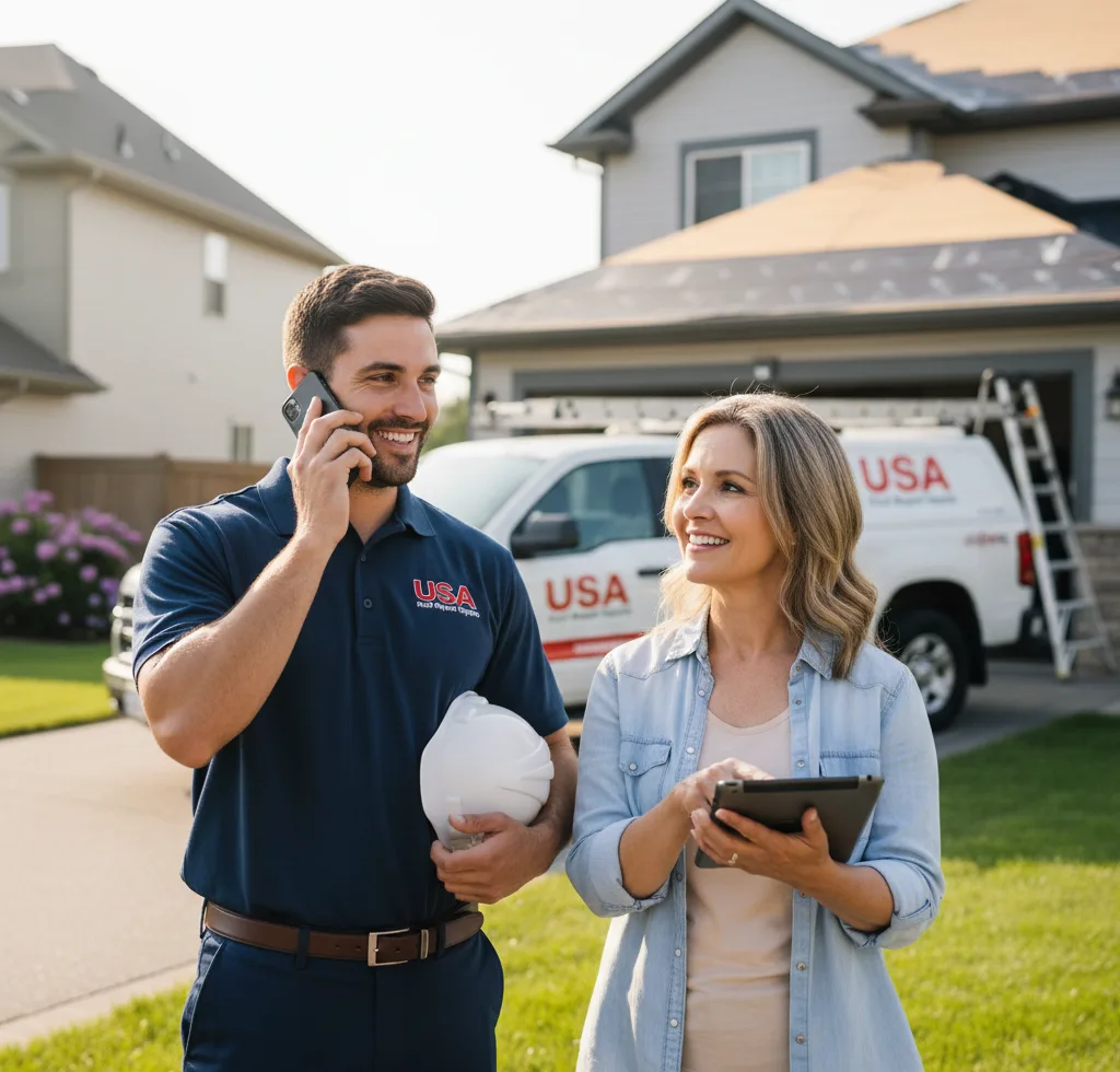USA Roof Repair Experts customer support in Locust